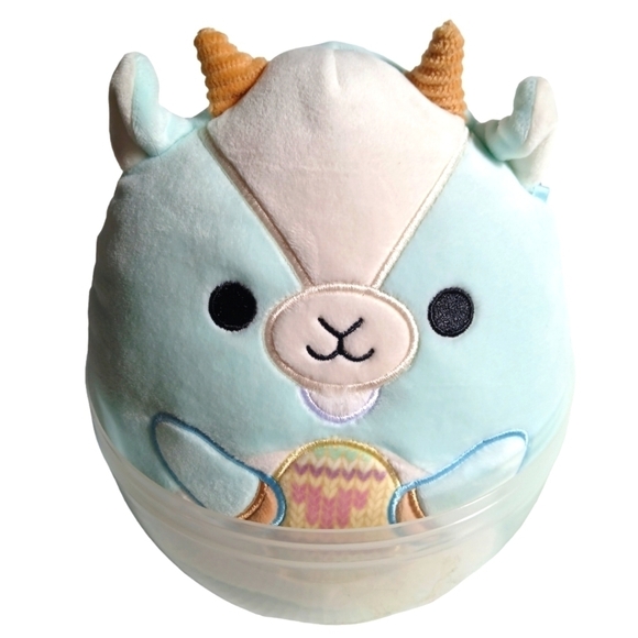 Squishmallows Official Spring 2022 Plush Domingo Goat In Container - Picture 1 of 6